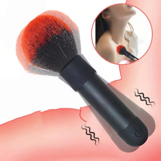 Vibrador Sexual Bullet Em Formato de Pincel Recarregável Com 10 Modos LB6114