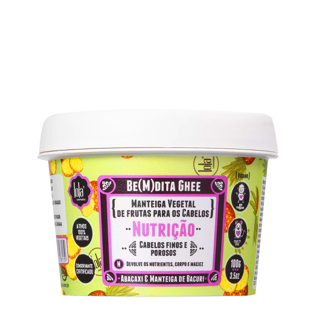 Masque Capillaire Nourrissant Lola From Rio Be(M)dita Ghee - 100g - Vegan Pour Cheveux Secs