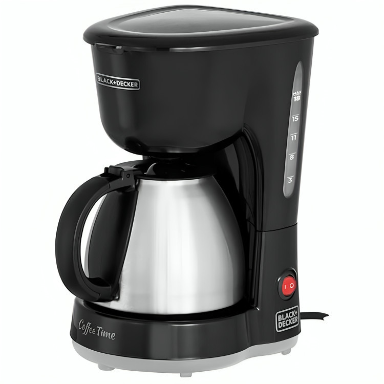 Cafeteira Black+decker 18 Cafés Inox Cm15-br 127v Cor Preto