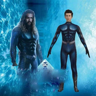Aquaman E O Reino Perdido cosplay Traje De Poliéster Arthur Curry Zentai Fantasia De Halloween