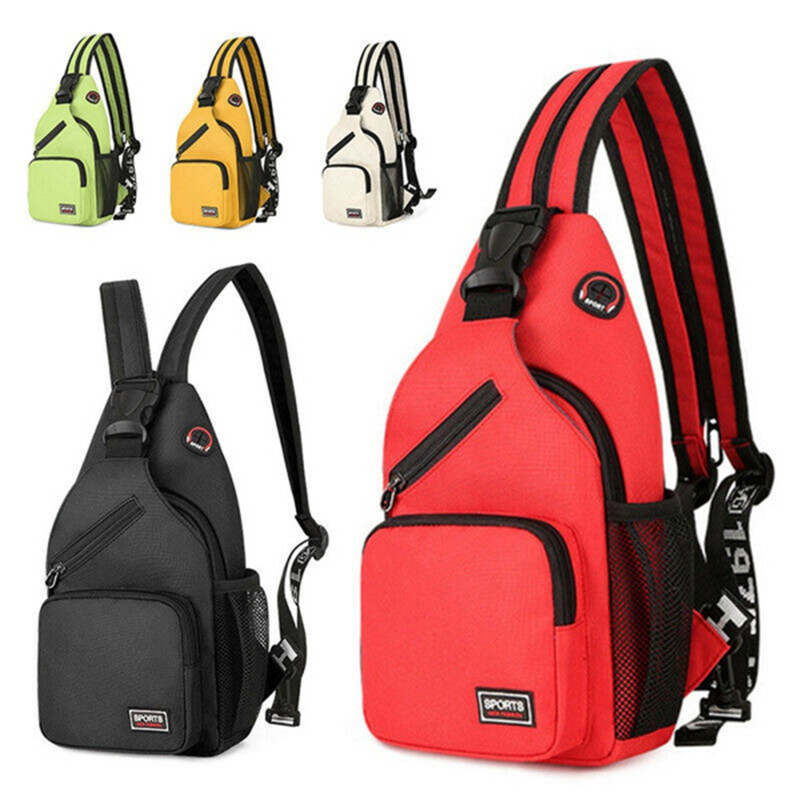 (gq999 . th) Saco De Mochila Multifuncional Lazer Crossbody One Shoulder Oxford Cloth Chest Bag