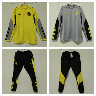 2023/24 Terno De Treinamento De Manga Comprida Pólo FLMG Todos Os Anúncio Camiseta Jersey De Futebol Masculino