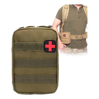 Kit Médico Primeiros Socorros Bolsa Tática Bag Militar