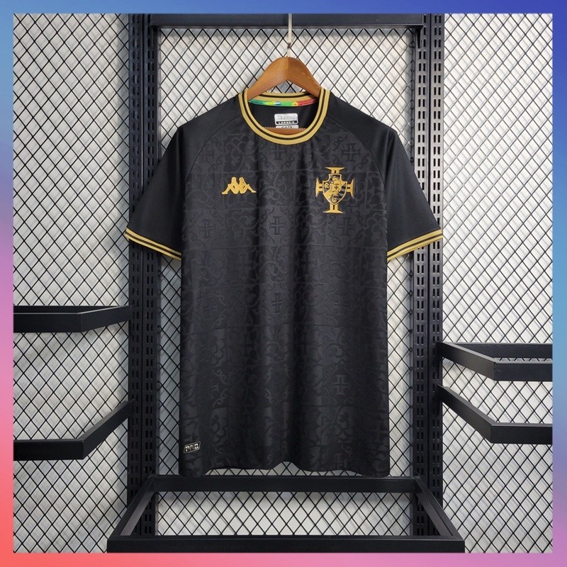 Camisa da Equipa de Futebol Vasco Preto 2022 GK Masculino