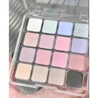 ErshiQi 16 Cores Shimmer Sombra Para Os Olhos Glitter Blush Paleta De Sombras Maquiagem