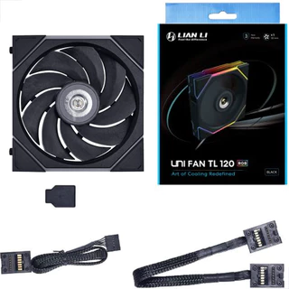 Cooler Lian Li UNI FAN TL 120 RGB Preto 120mm Gabinete