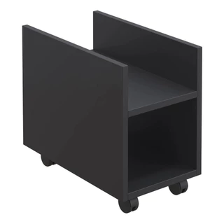 Suporte Cpu E Nobreak Computador Com Rodinhas Preto