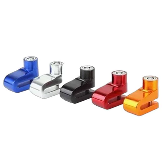 Trava De Disco Cadeado Tranca Moto Bike Bicicleta Universal Antifurto Cores em Oferta na Shopee