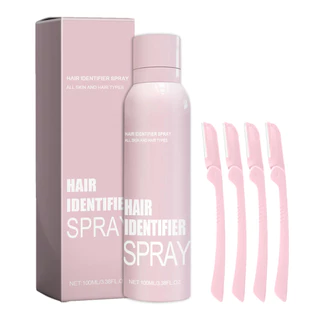 YL Hair Identificador Spray Para O Rosto Shaving , Mild Fórmula Removal , Effective Removedor De Pêlos , Depilação Facial Mulheres , Pele Sensível