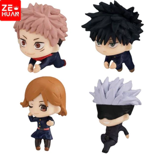 5cm 4pcs Figuras Jujutsu Kaisen USB Mordidas De Cabo Gojo Satoru Itadori Yuji Ação Protetora Figurine Cartoon Kid Toys