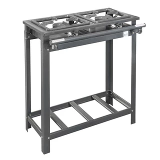 Fogão de Piso Industrial 2 Bocas Tron, Alta Pressão, Grafite em Oferta na Shopee