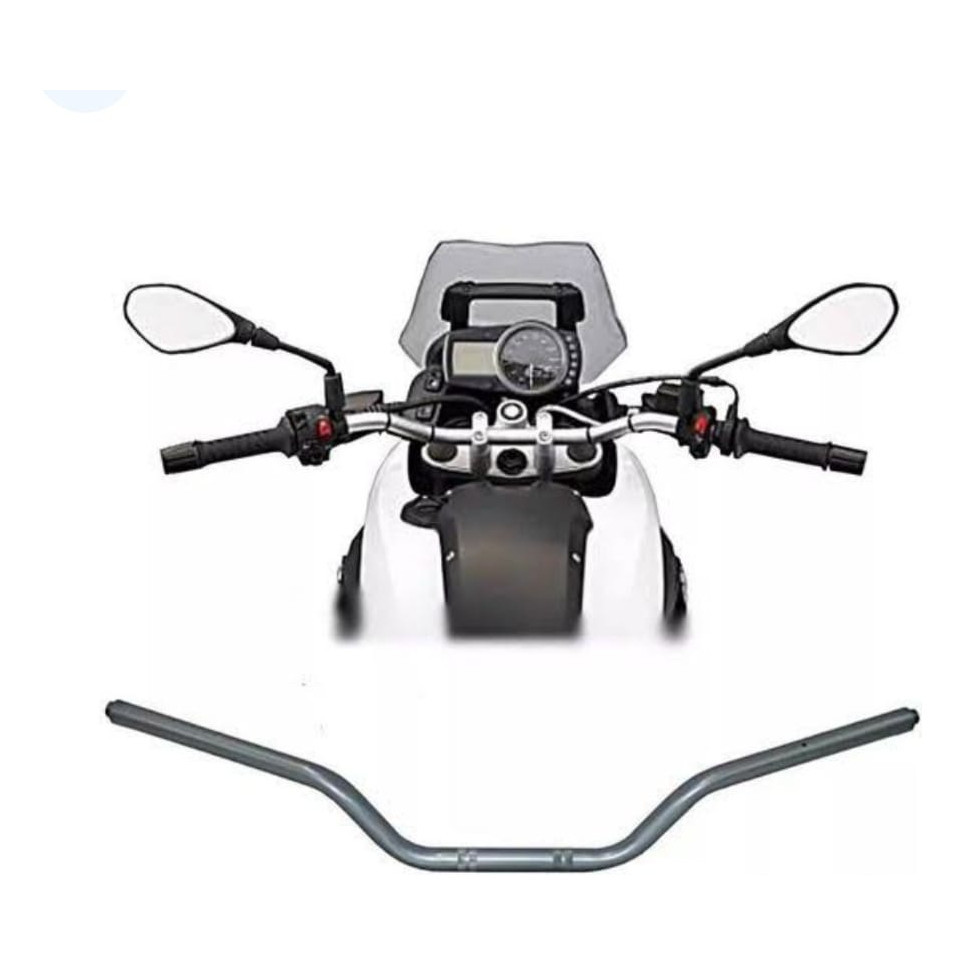 Guidão Bmw Gs 650 Com Peso Interno Cromado