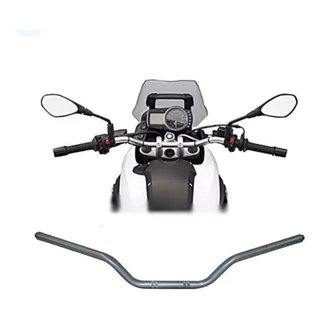 Guidão Bmw Gs 650 Com Peso Interno Cromado
