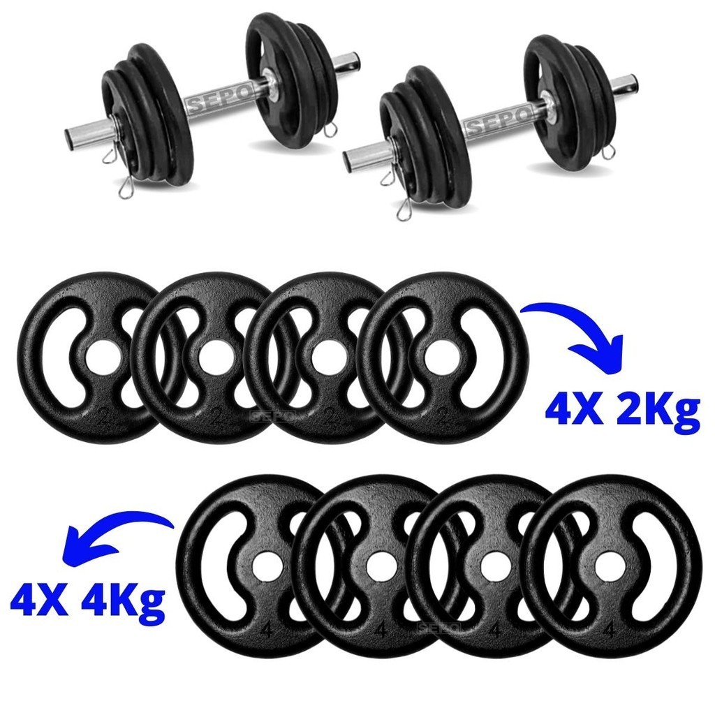 Urban Fitness PRO Haltères hexagonales Revêtement en