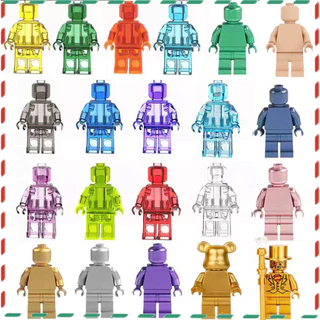 Brinquedos Modelo De Presente Para Crianças minifigure Clássicos De Cor Sólida nano Building Blocks
