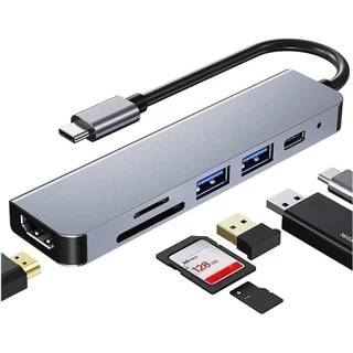Hub 6 em 1 Extensor HDMI 4K Thunderbolt