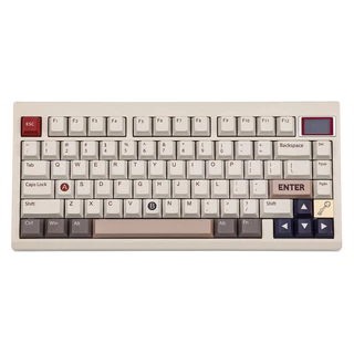 EPOMAKER TH80 PRO V2 Teclado De Jogos Sem Fio Com Tela RGB 75 % Bluetooth/2.4Ghz/USB-C VIA Gaxeta Programável