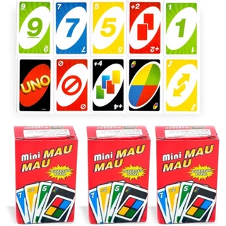 Kit Lembrancinhas Festa Infantil Aniversario 10 Unidades Do Mini Jogo Uno Mau Mau - 54 CARTAS