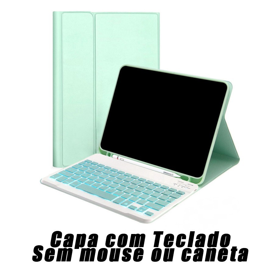 Capa Com Teclado Retroiluminado Para 2024 iPad Pro M4 11 polegadas