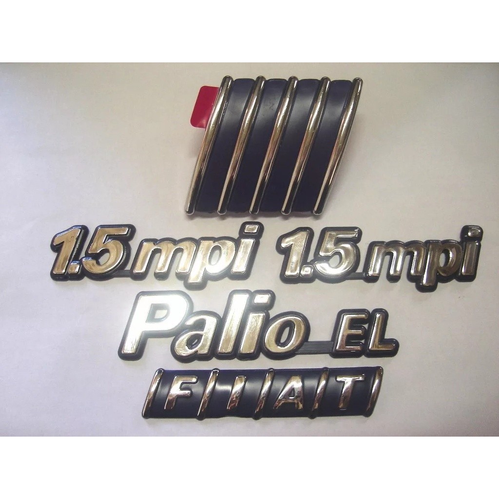 Kit Emblemas Palio El + 2x 1.5 Mpi + Capo E Mala 97 98 99 00