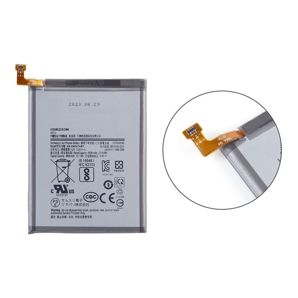 Bat. Eb-bm207aby Galaxy M30s M31 M21 Original | Shopee Brasil