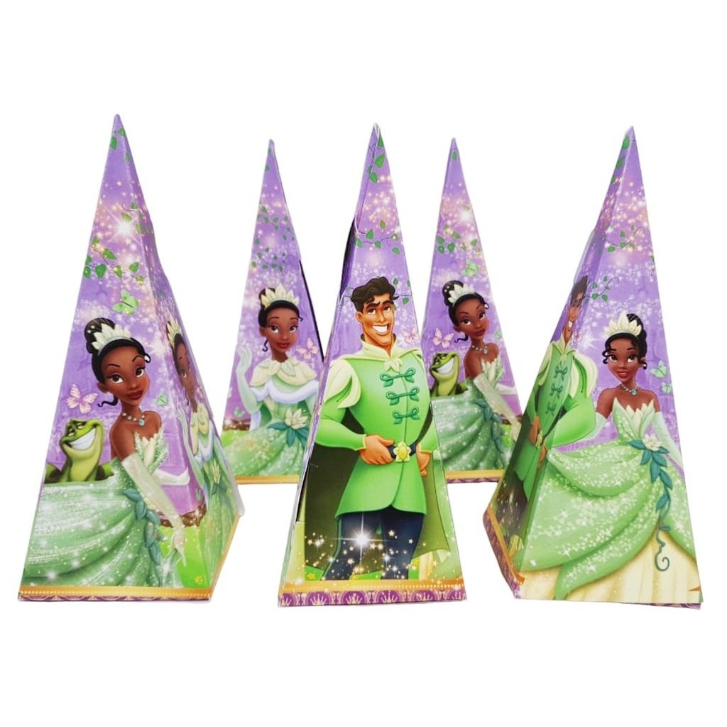A Princesa e o Sapo Lembrancinhas Caixa Cone Pct com 10 Unidades ...