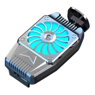 Cooler P/ Smartphone Celular Gamer 5.000rpm Led Azul Silencioso