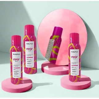 Shampoo A Seco Ruby Rose Baunilha - Rosa HB804 150ml | Shopee Brasil