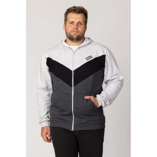 Jaqueta Masculina Plus Size Moletom + Moletom PA Peluciado Mescla