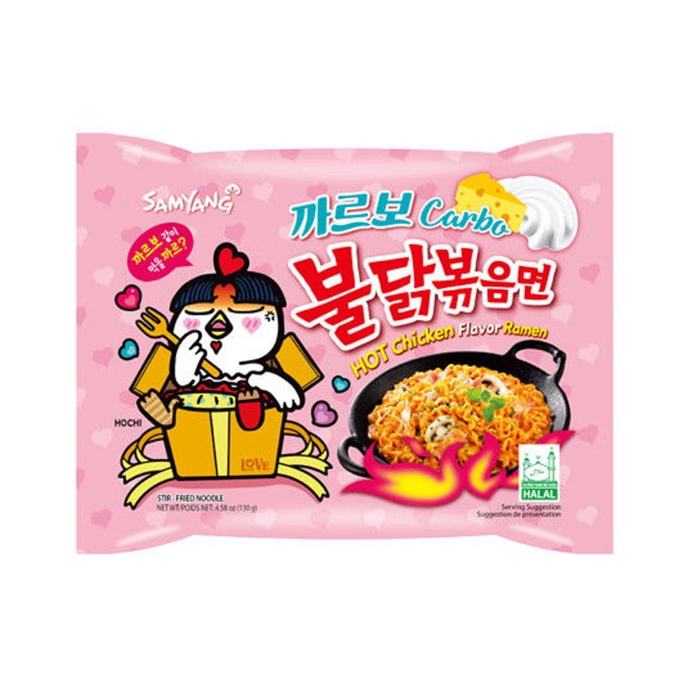 Lamen Coreano Samyang Sabor Carbonara Buldak 130g