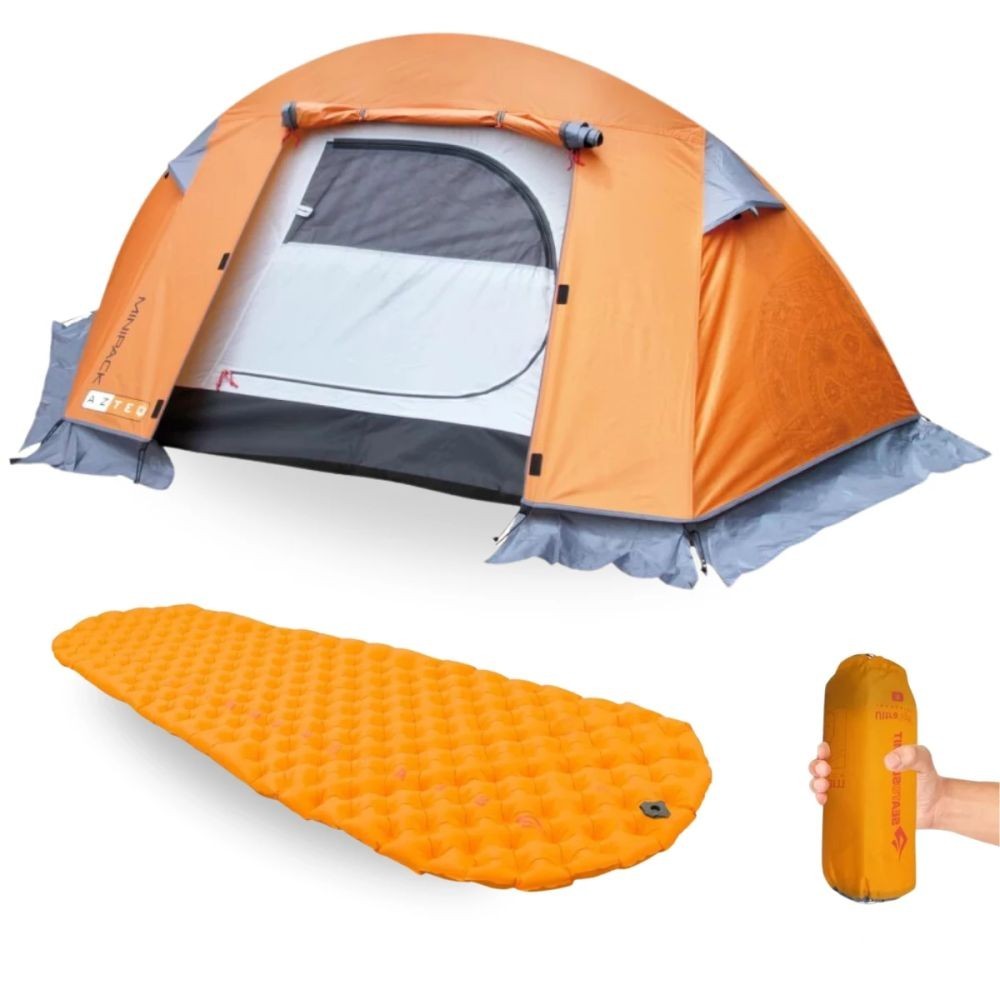 Kit Barraca para 1 Pessoa 6000 Mm Minipack Trekking + Isolante Termico ...