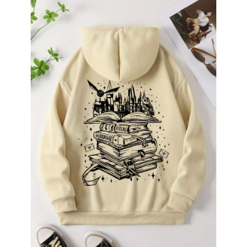 Moletom Canguru Estampa Criativa Harry Potter Unissex Serie