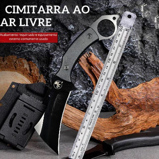 Faca Karambit Fulltang Estilo Microtech Spyder Multi Funcional Bainha De Polímero Camping Pesca