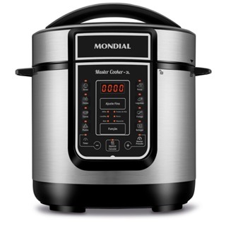 Panela de pressão elétrica digital 3 litros Master Cook 3L- PE-40 - Mondial (110V)