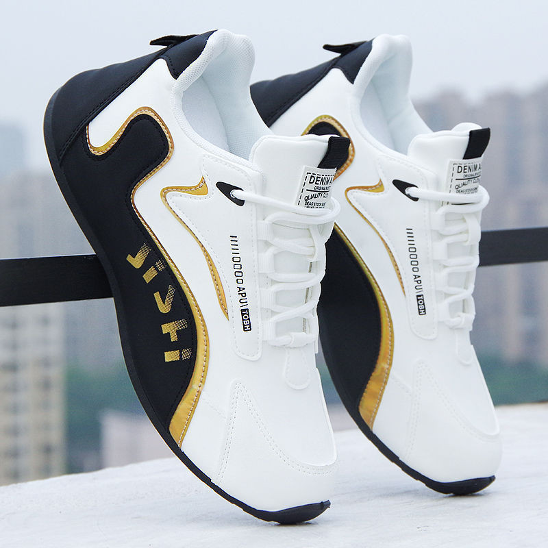 Sapatos brancos de sola macia Sapatilhas masculinas