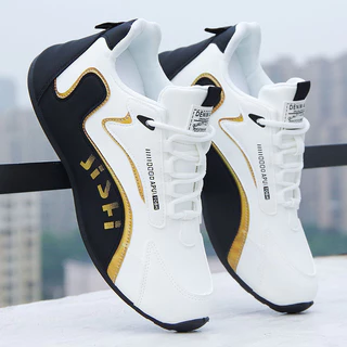 Sapatos brancos de sola macia Sapatilhas masculinas