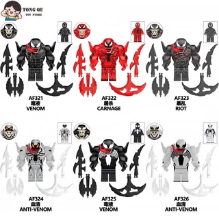 Minifiguras Super-herói Minifiguras Veneno Anti-Venom Bloco de Construção Doll Collection Modelo Aniversário Gift Toy