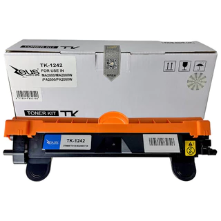 Toner Compatível p/ TK1242 TK-1242 Marca Zeus para PA2000w MA2000 PA2000 MA2001w PA2001w Preto 1.200