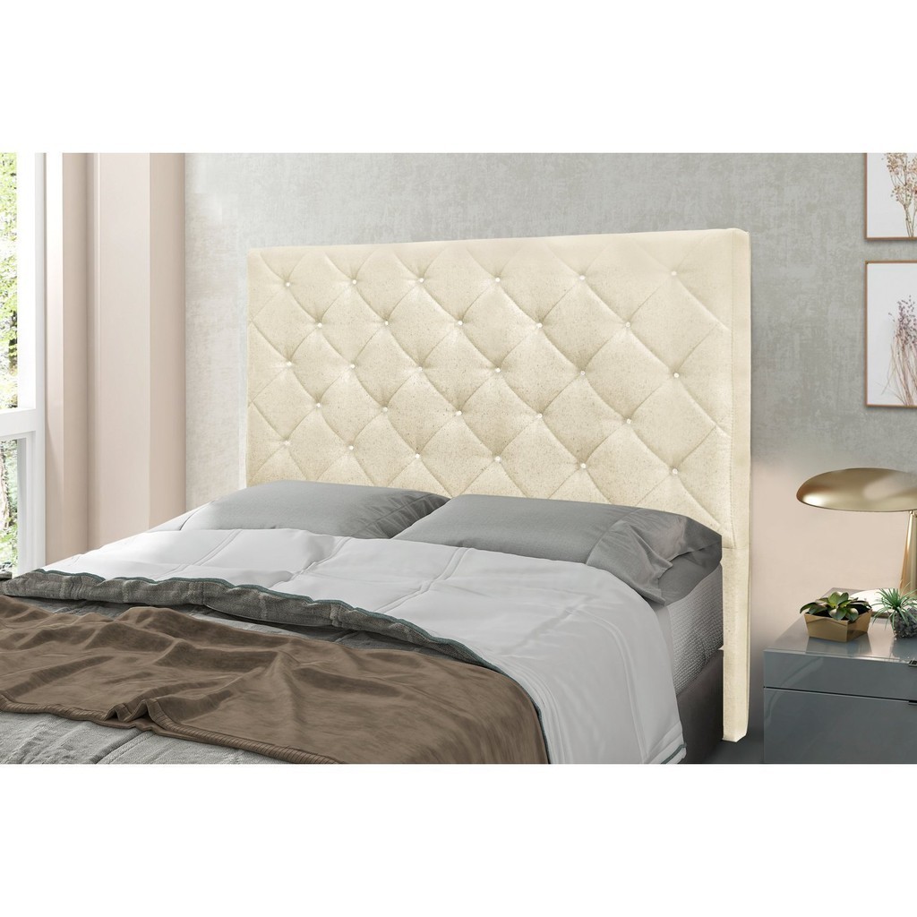 Cabeceira King 195cm Linho Tânia Shopee Brasil