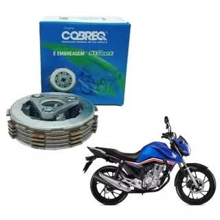 Kit Embreagem Cobreq Cg Titan Cargo Fan Nxr Bros 160 Xre 190 2015 Ate 2024