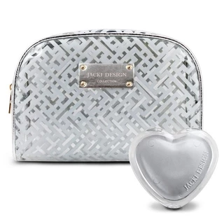 Kit Beauty com Necessaire Transparente e Espelhinho