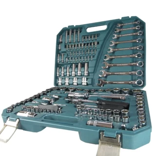 Jogo Chave Soquetes Sextavados C/136pçs 1/4,3/8,1/2 Titanium