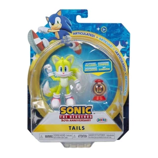 Boneco Articulado Tails de 8cm com Acessório - Sonic