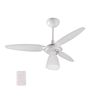 Ventilador de teto 3 pás branco - WIND LIGHT - Ventisol