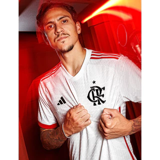Versão do Jogador Team Camisa 2024 II Camisa de Futebol Masculina