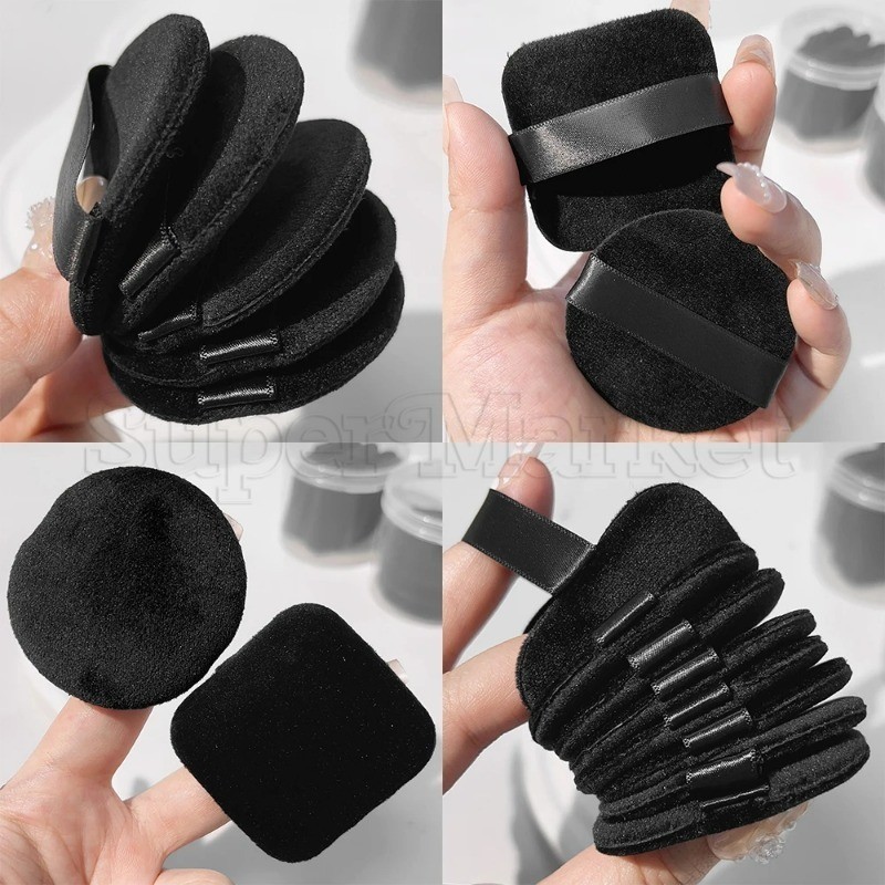Beauty Blender Puffs Em Pó Com Caixa De Armazenamento-Para Aplicação De Creme BB , Líquido-Velet Ultra Macio-Esponjas Misturadoras De Maquiagem-Uso Seco Úmido-Liquidificador De Beleza-Ferramentas