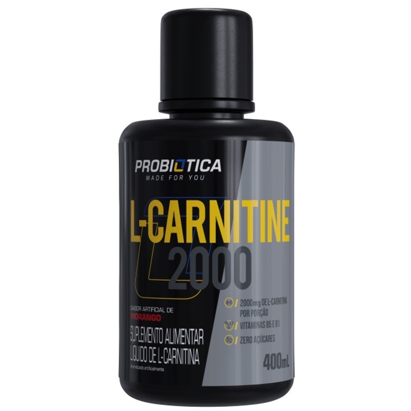 l-carnitina pretreino Pré Treino L-Carnitine 400ml Líquido Probiótica