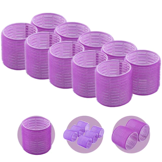 Kit 10 Bobs Para Cabelo Formador de Cachos 61mm Salão de Beleza Casa Dompel