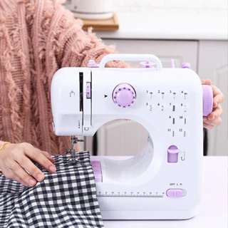 Mini Máquina De Costura Multifuncional Doméstica Composta de 12 Pontos