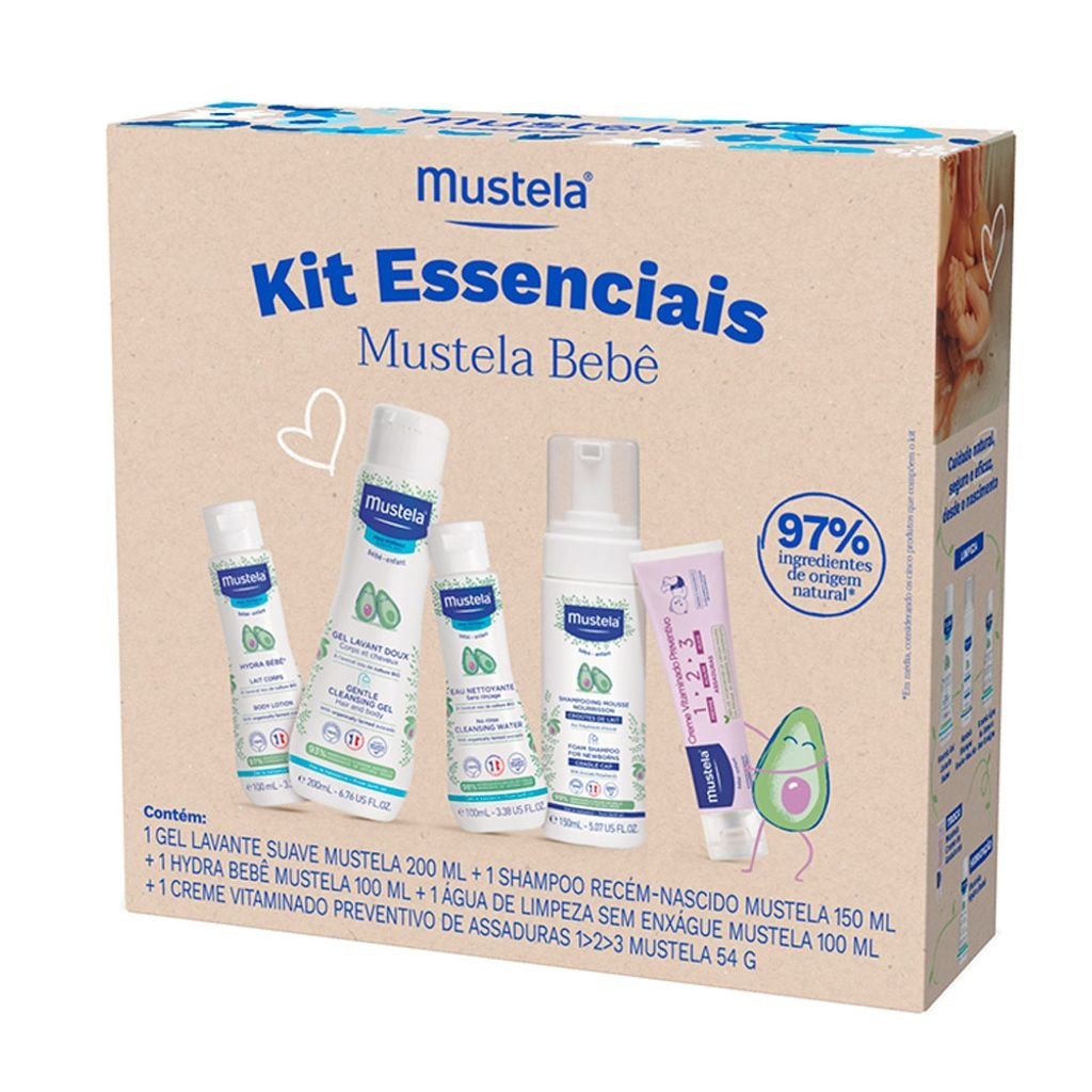 Kit Essenciais Mustela Bebê